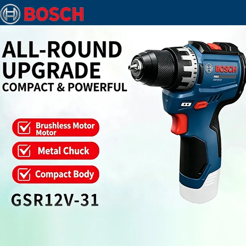 Woodworking Workshop - Бесщеточная электрическая дрель Bosch GSR 12V-31
