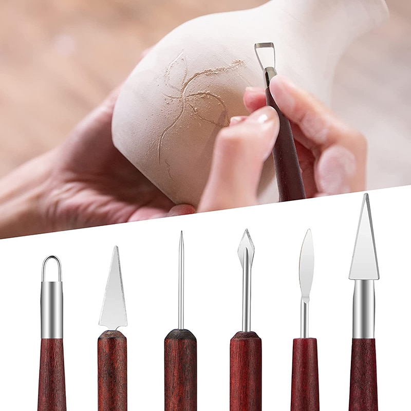 6 шт., инструменты для лепки к – обзор и цена Wood Chisel Set