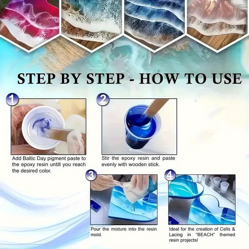 24 цвета/8 цветов 5 г 0. 18 ун – обзор и цена Woodworking Resin