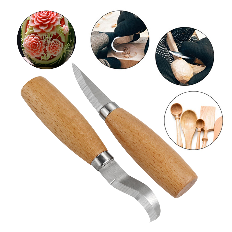 Нож для резьбы из нержавеющей  – обзор и цена Wood Chisel Set