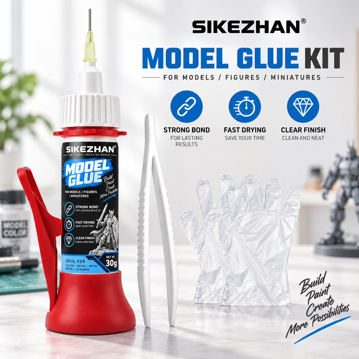 Клей SIKEZHAN, 30 г, прецизион – обзор и цена Woodworking Glue
