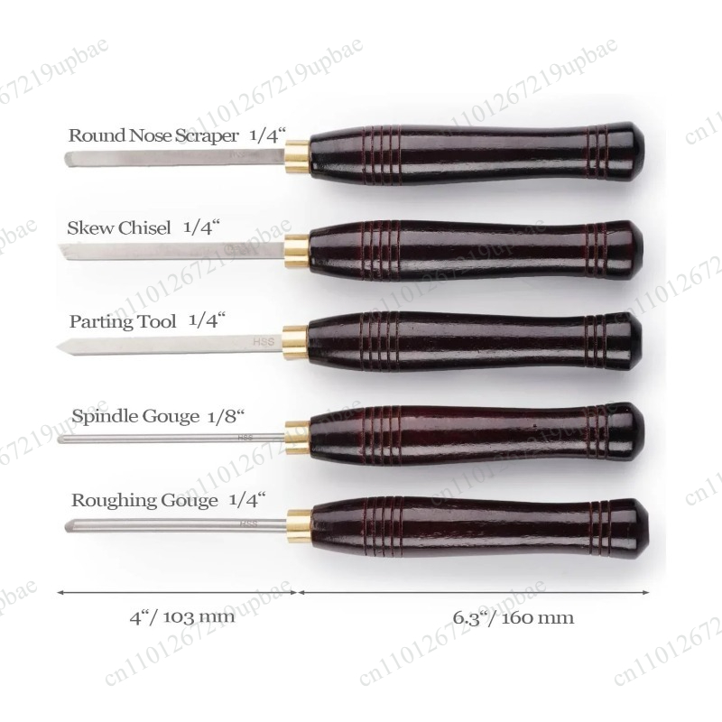 Набор из 5 токарных резцов из  – обзор и цена Wood Chisel Set